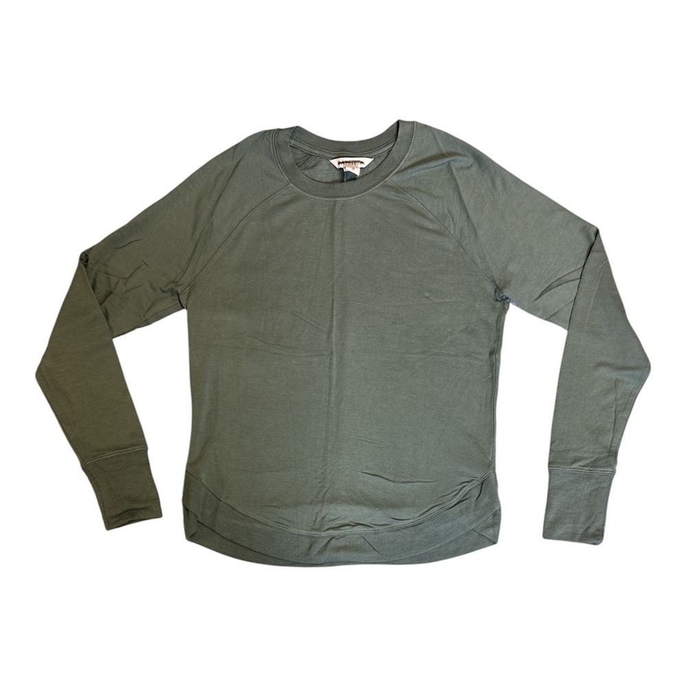 Athleta Mindset Green Sweatshirt Top Size XS Gym Yoga NWOTs (C7)